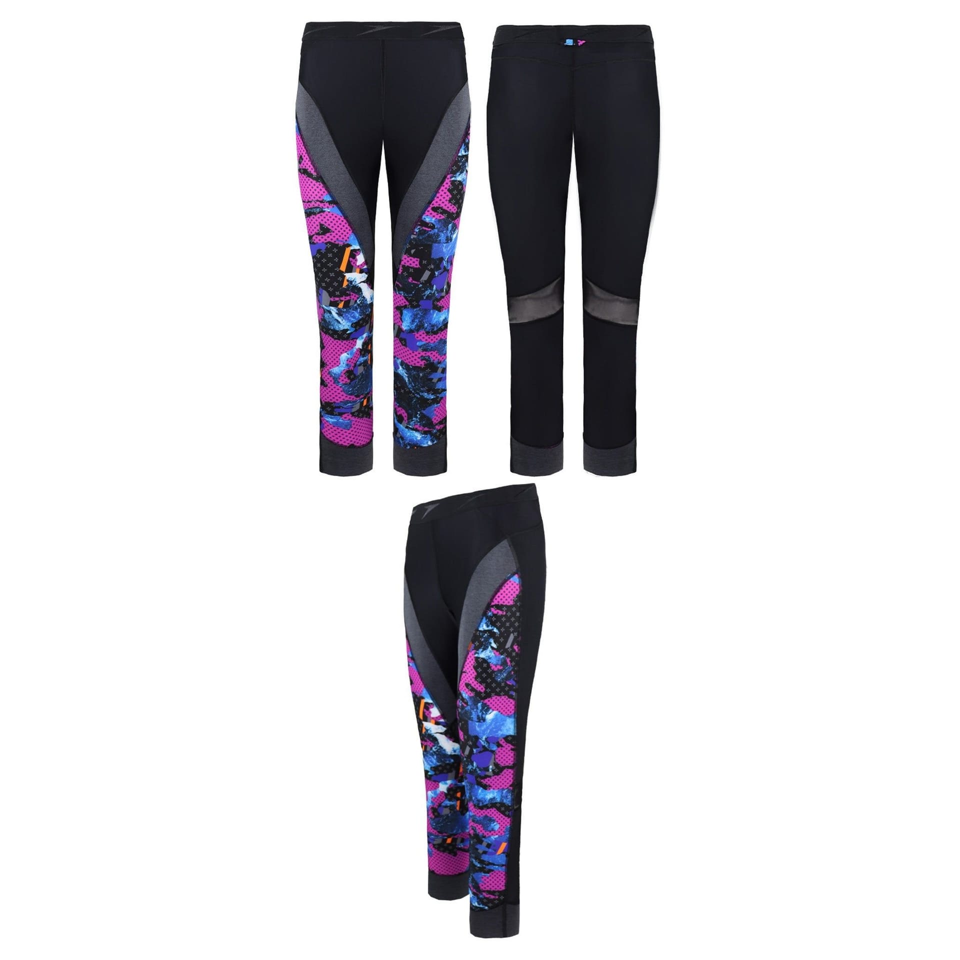 Speedo Speedo Women's H20 Active Stormza Inject Black Leggings - 4
