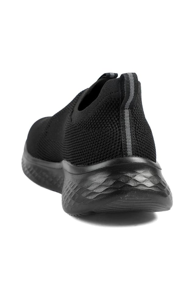 Pavers Pavers Women's Wide Fit Memory Foam Easy Step In Trainers in Black - 3