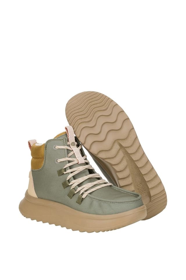 Hey Dude Hey Dude Women's Wendy Peak Apres Ankle Boots in Olive - 3