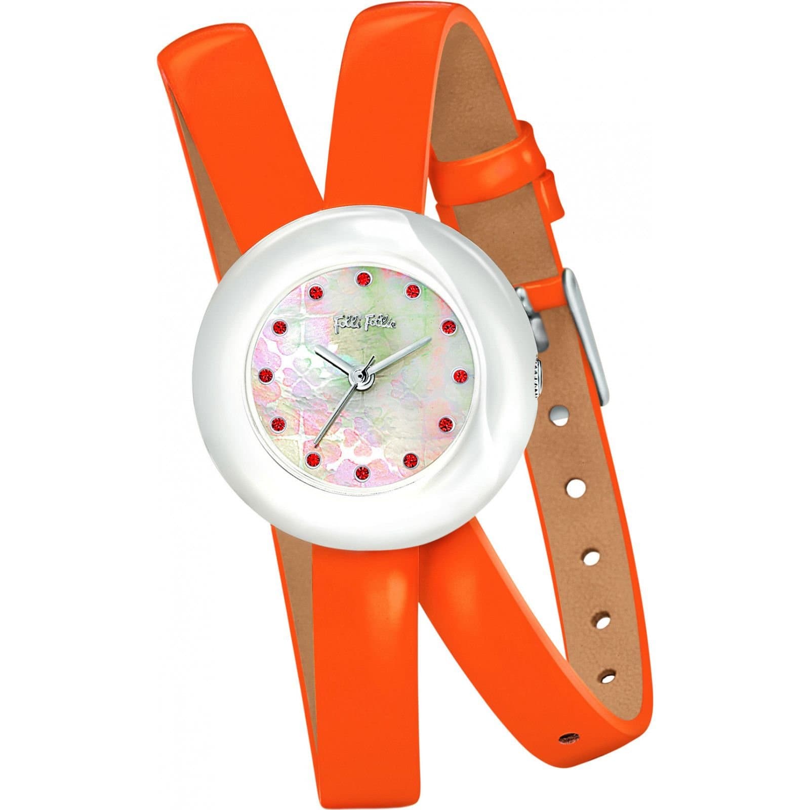 Folli Follie Folli Follie Women's WF13F030SSO 28mm Quartz Watch in Orange