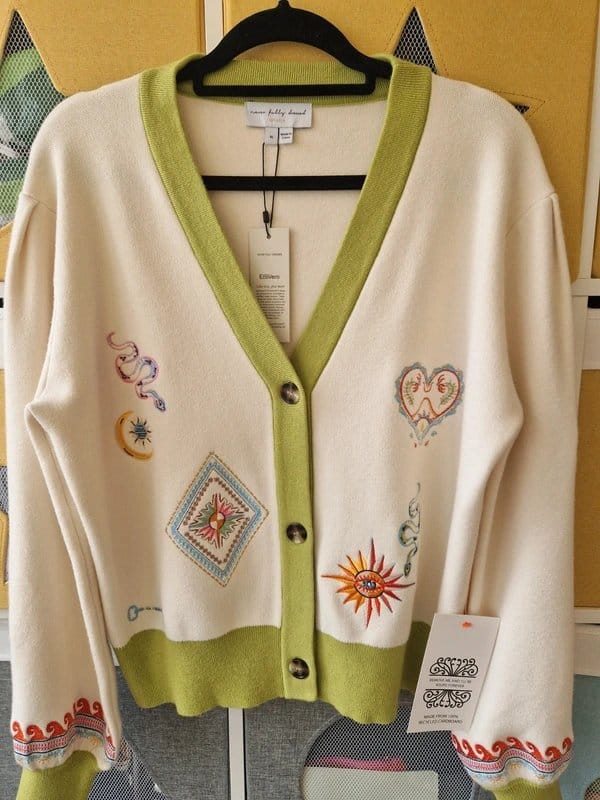 Never Fully Dressed Never fully dressed women's Cream Charms Cardigan size XL (18-20) - 1