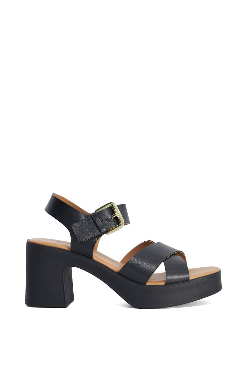 Dune London Dune London Women's 'Judge' Leather Sandals in Black