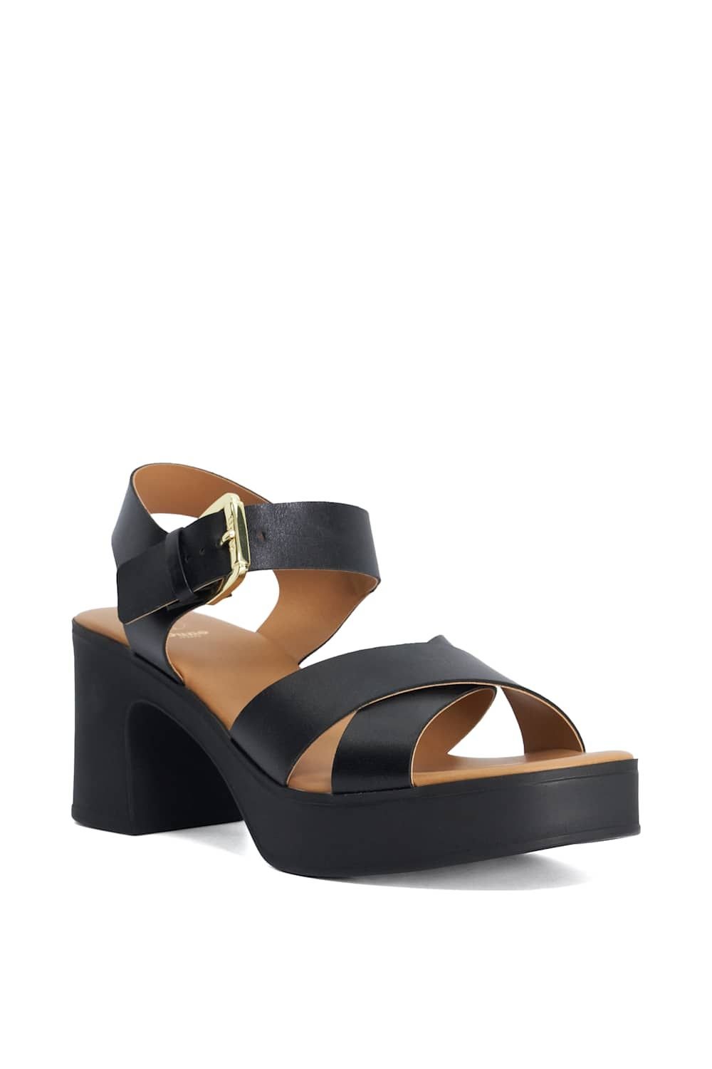 Dune London Dune London Women's 'Judge' Leather Sandals in Black - 2