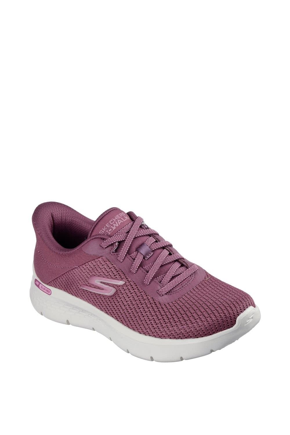 Skechers Skechers Burgundy Mesh Walking Trainers for Women