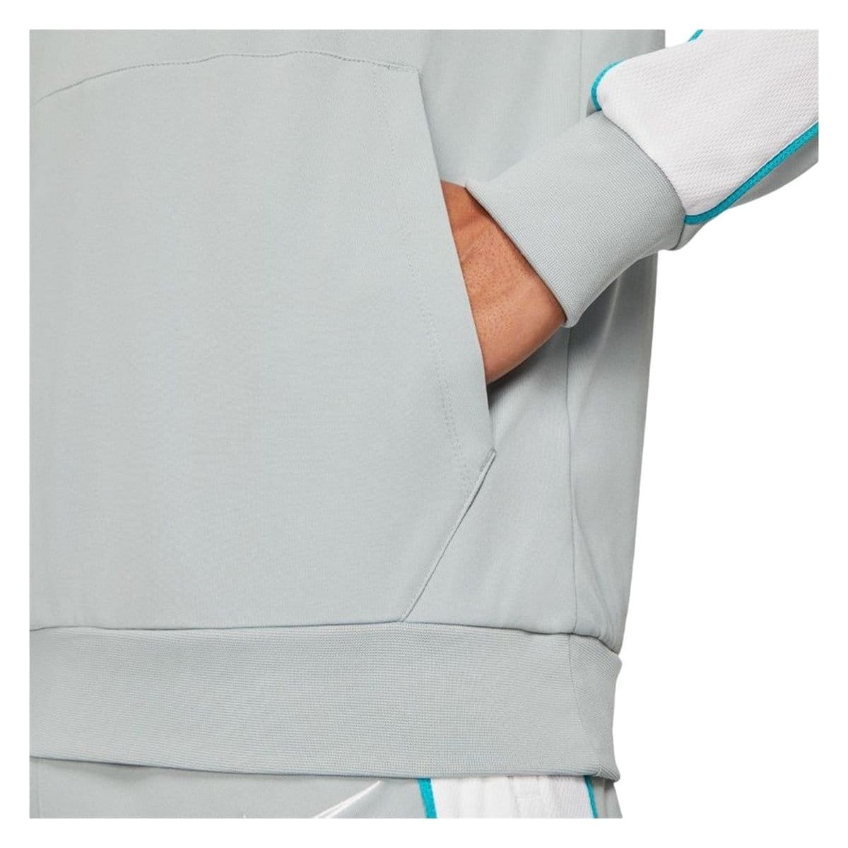 Nike Nike Men's Academy Dri-FIT Pullover Hoodie in Light Grey - 4
