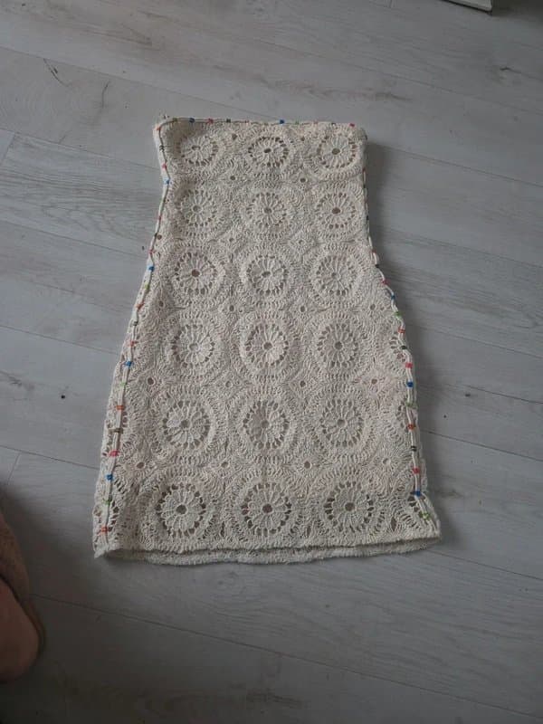 Zara Zara bandeau crochet summer dress