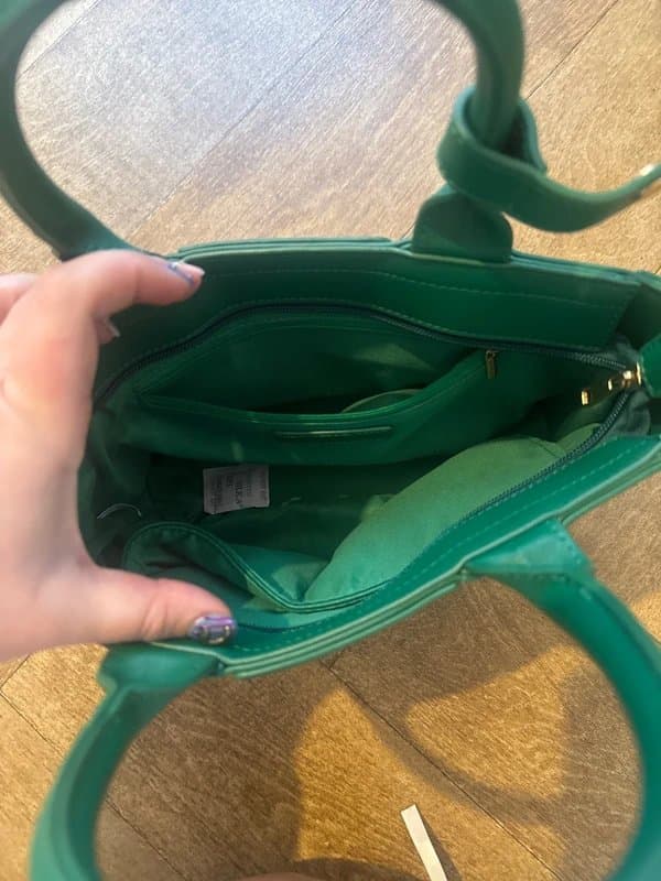 ASOS ASOS Public Desire Green Woven Handbag