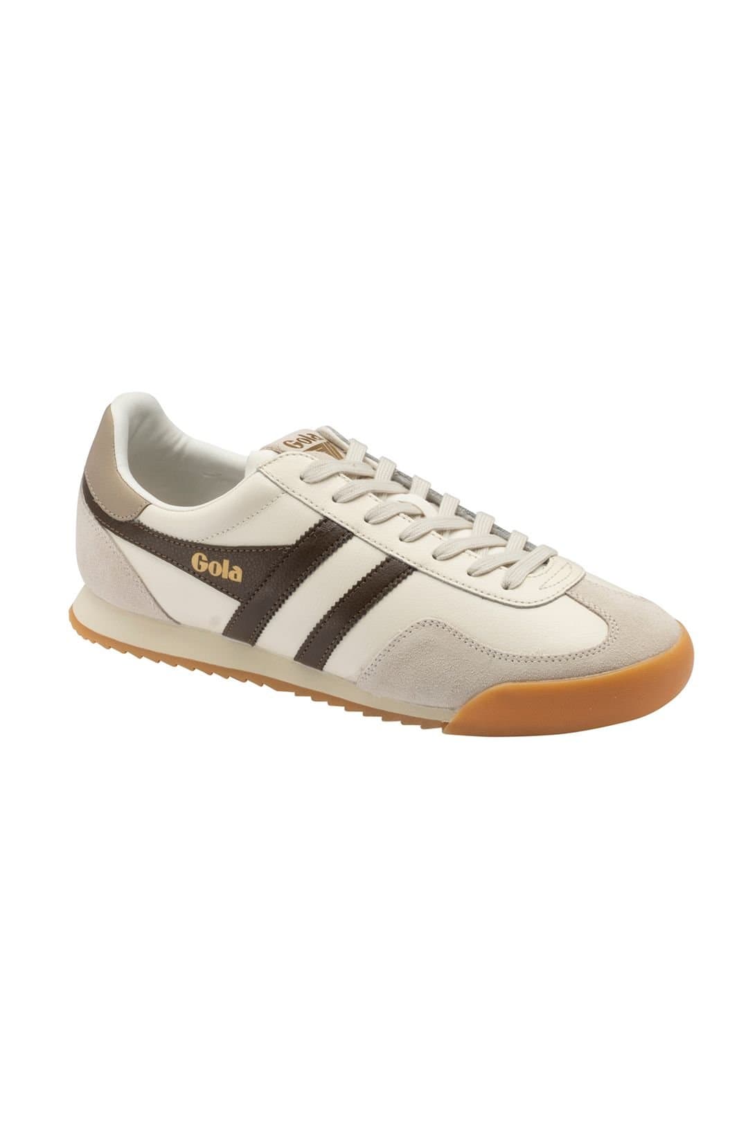 Gola Classics Gola Classics Men's 'Europa Leather ' Lace-Up Trainers in Off-White