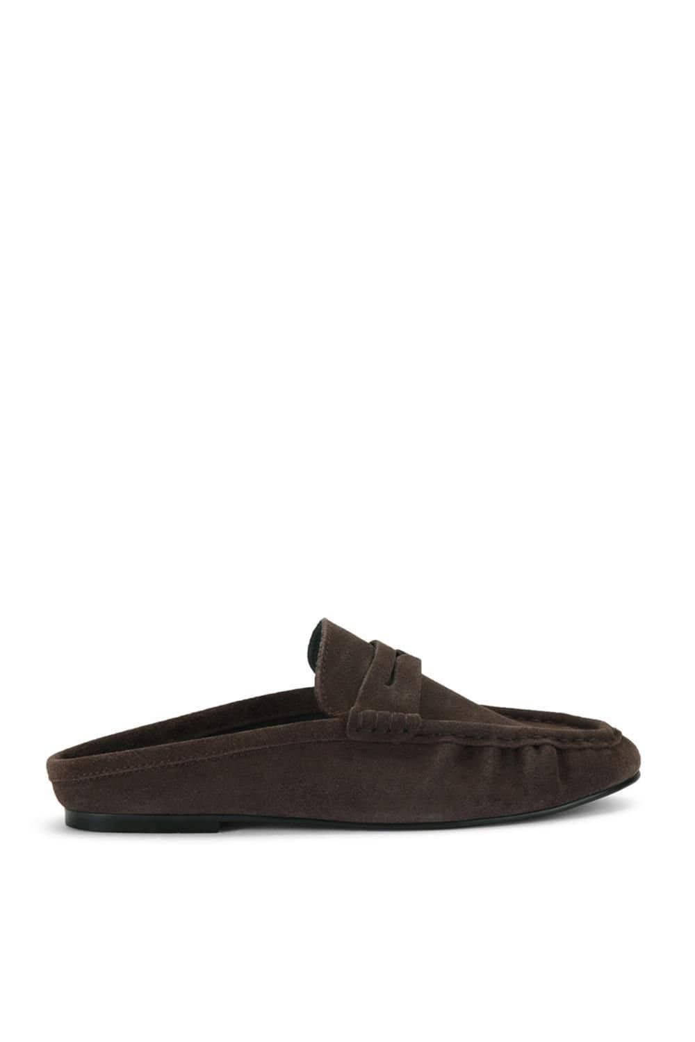 Steve Madden STEVE MADDEN Women's 'Rafe Dark Brown' Suede Flats in Dark Brown
