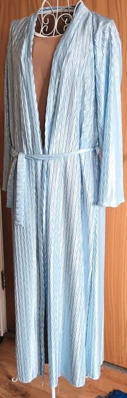 ✨ Elegant Pleated Modest Wrap duster - Perfect for Blue Plisse Kimono | Pleated Maxi Robe Duster Cardigan 🩵