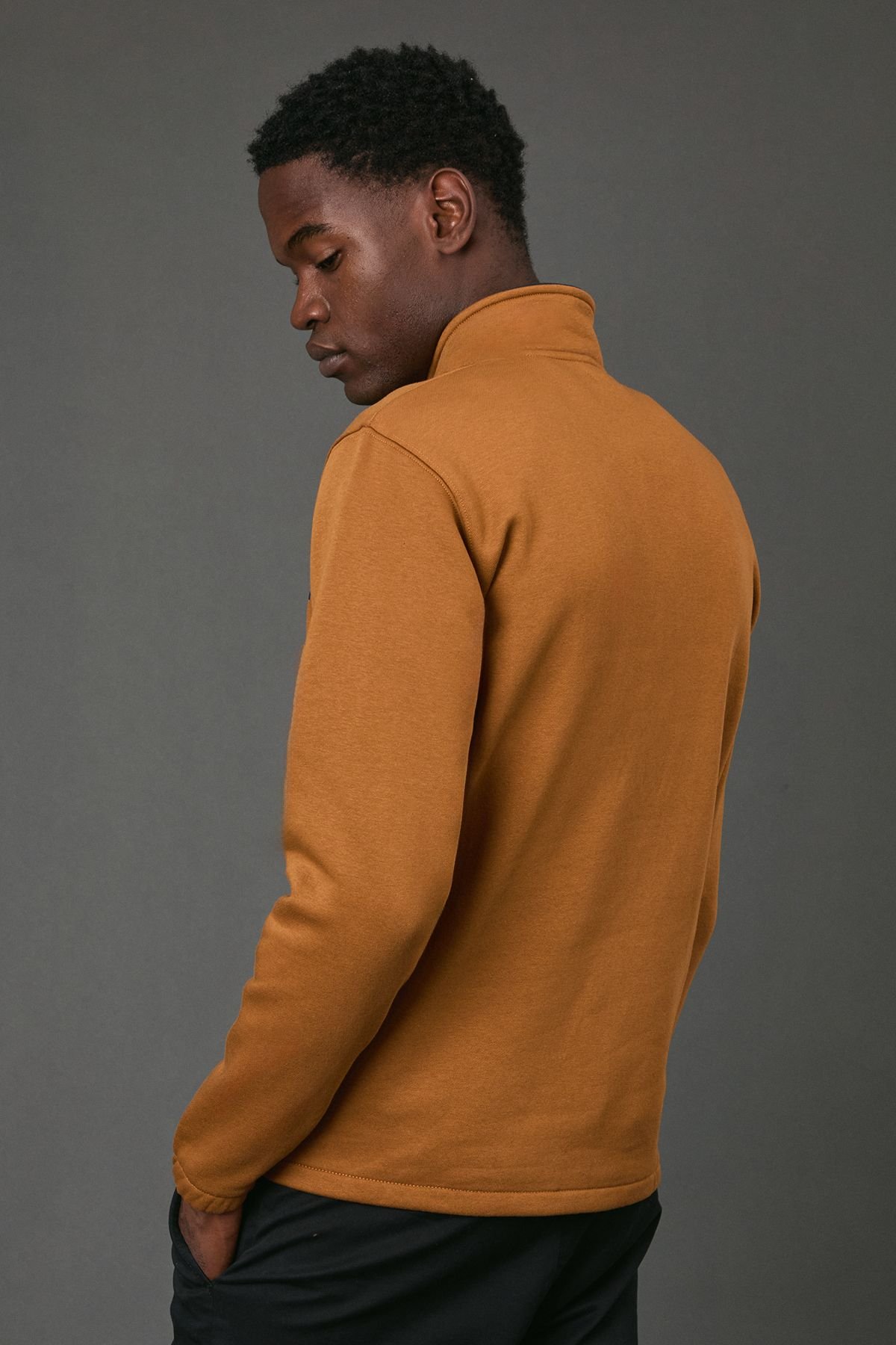 Maine Maine Men's Tobacco Sailing Academy Half Zip Jumper - 3