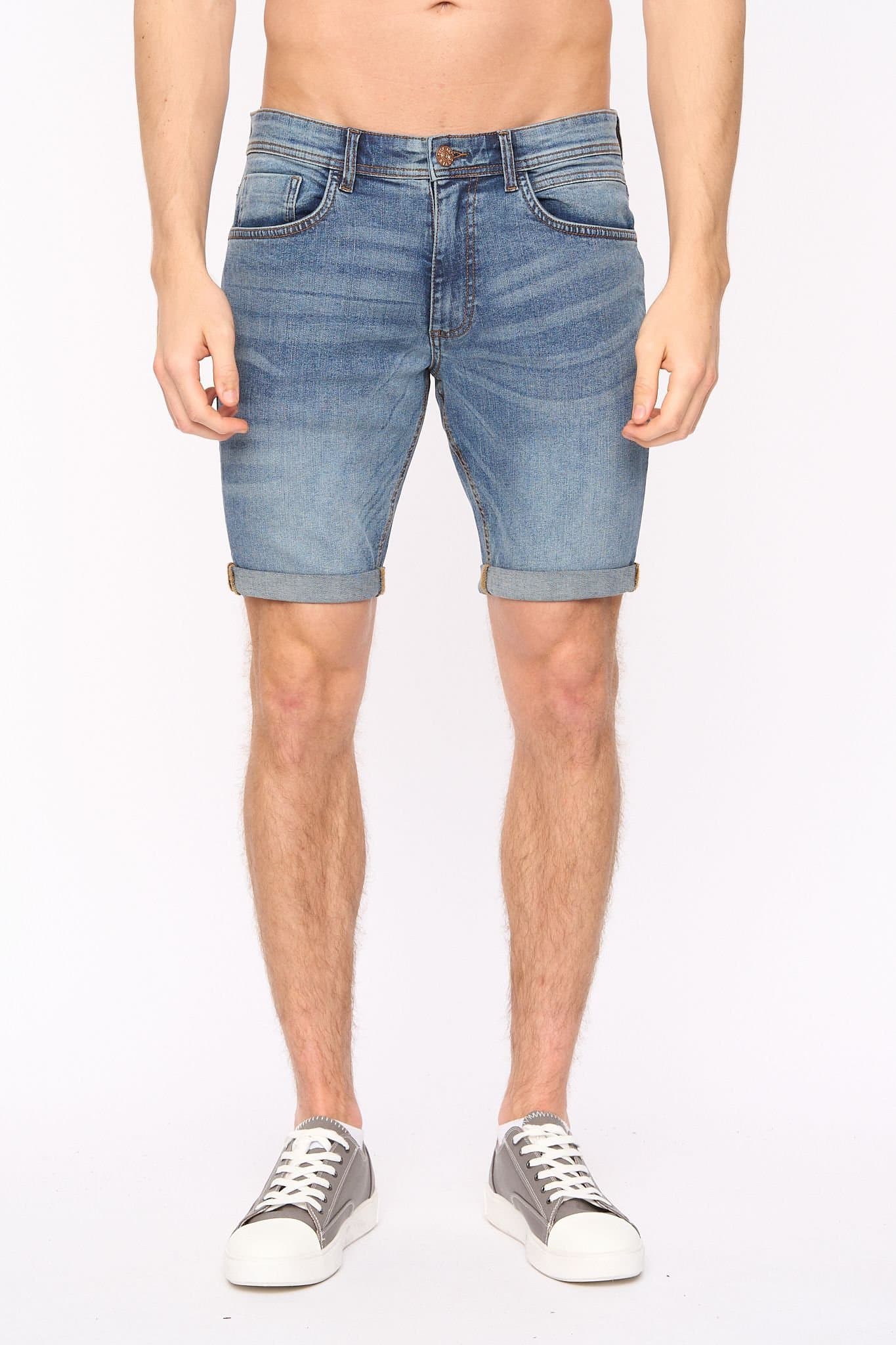 Duck&Cover Duck&Cover Men's Zeki Shorts in Mid Blue