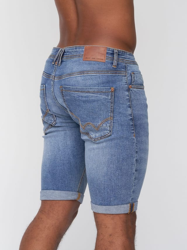 Duck&Cover Duck&Cover Men's Zeki Shorts in Mid Blue - 3