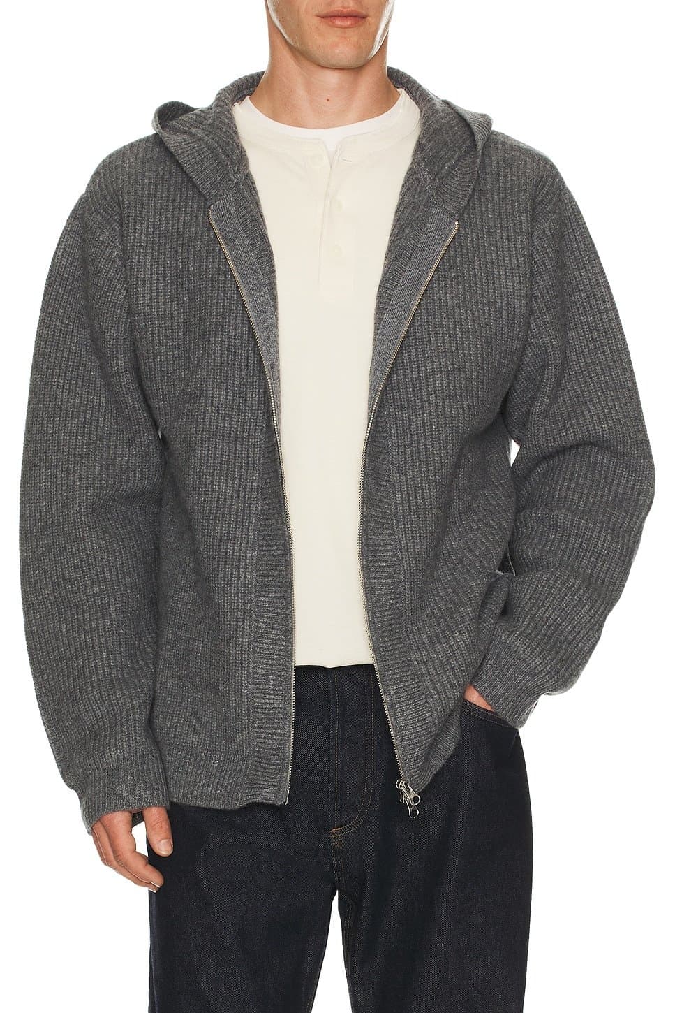 revolve Wool Zip Hoodie