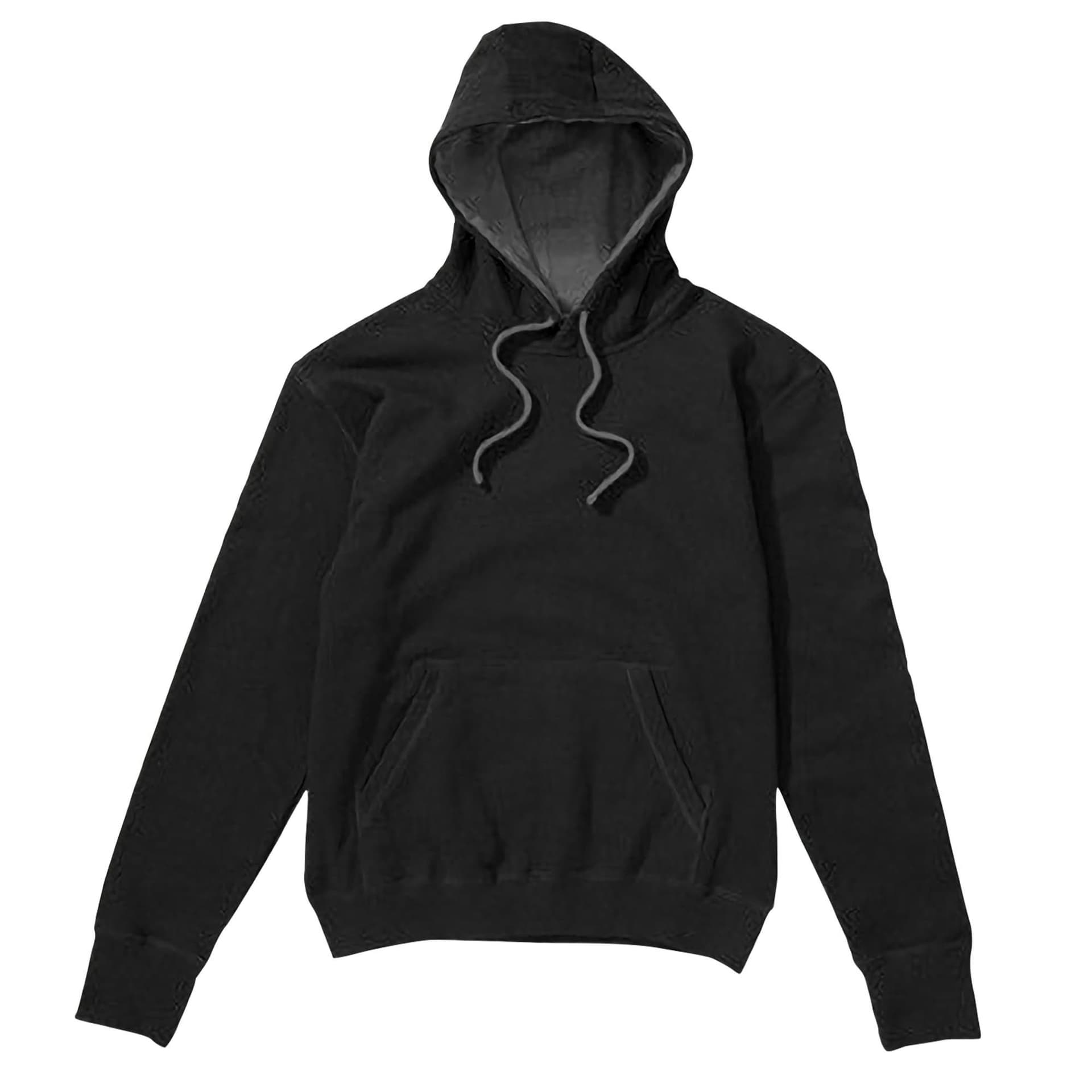 SG SG Men's Contrast Hooded Sweatshirt Hoodie in Black