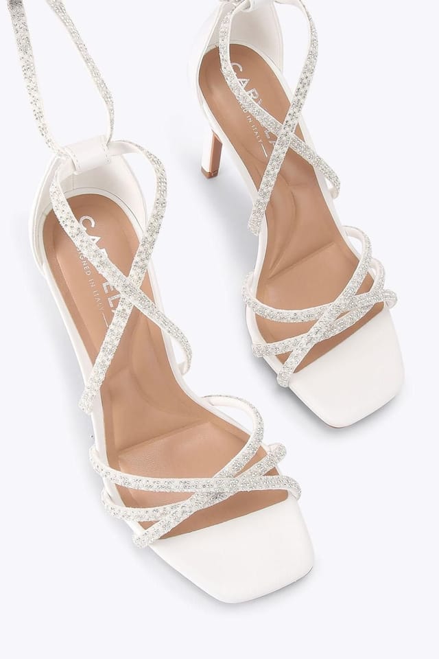 Carvela Carvela Women's 'Paparazzi Tie' Heels in White - 2