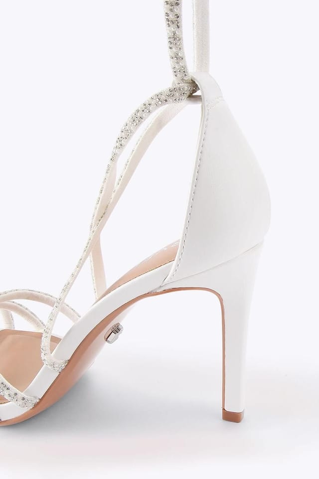 Carvela Carvela Women's 'Paparazzi Tie' Heels in White - 3