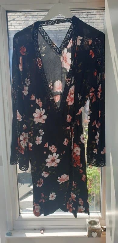 V by Very V by very wrap mini dress crochet detail sundress skater dress brunch cocktail