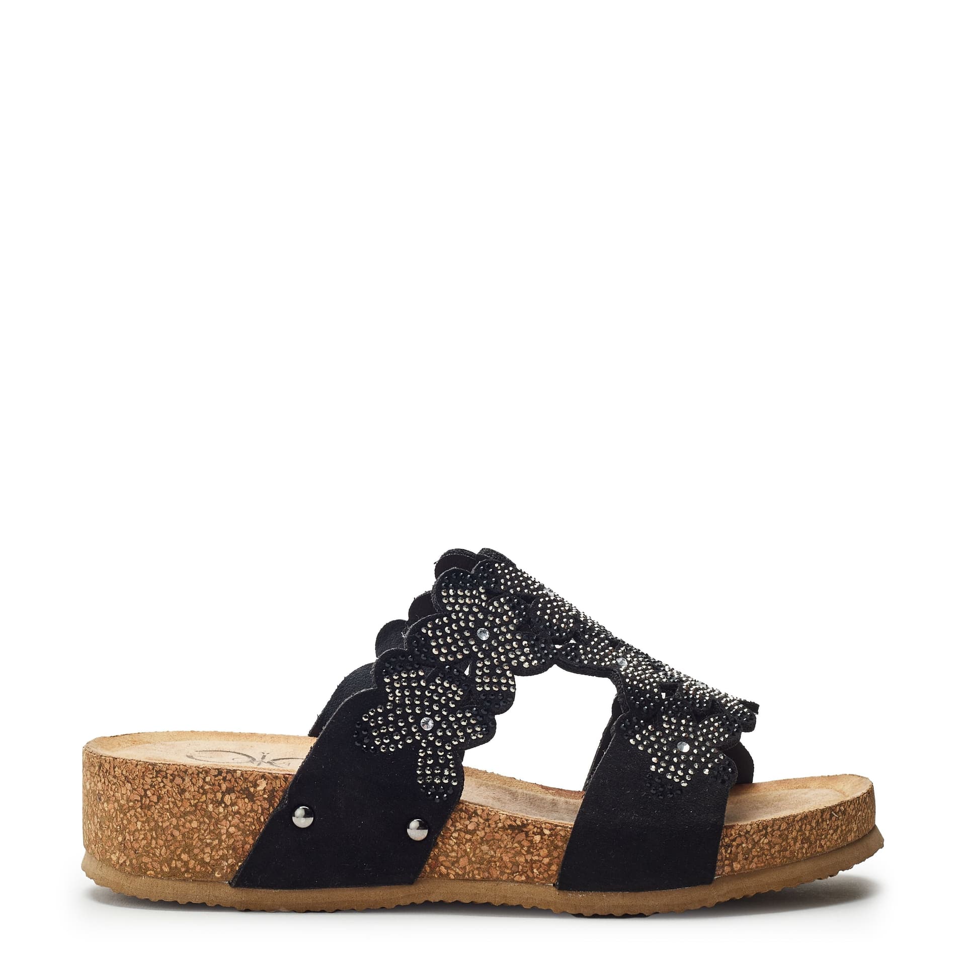 b.soleful b.soleful Women's 'Skyie' Alcantara Sandals in Black