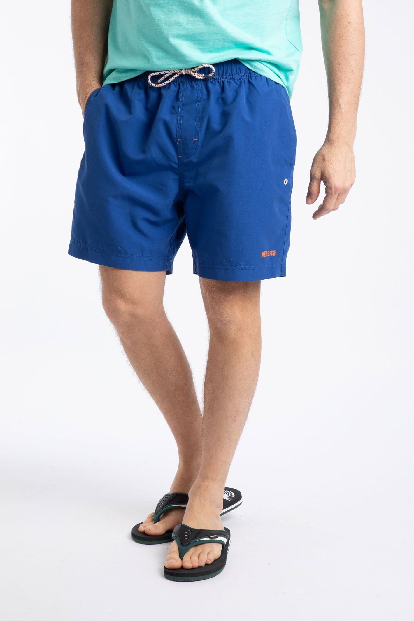 Weird Fish Weird Fish Men's Banning Swim Shorts in Dark Blue - 4
