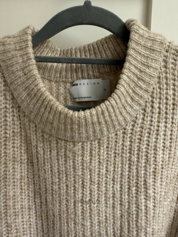 ASOS ASOS Beige Knitted Jumper Size M