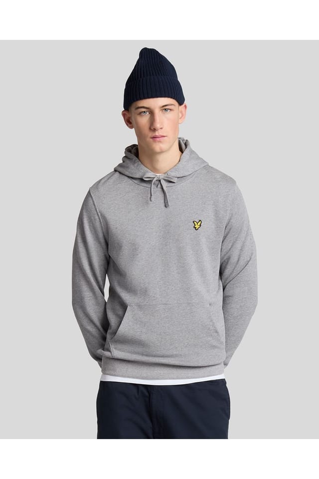 Lyle & Scott Lyle & Scott Men's Pullover Hoodie Mid Grey Marl - 2