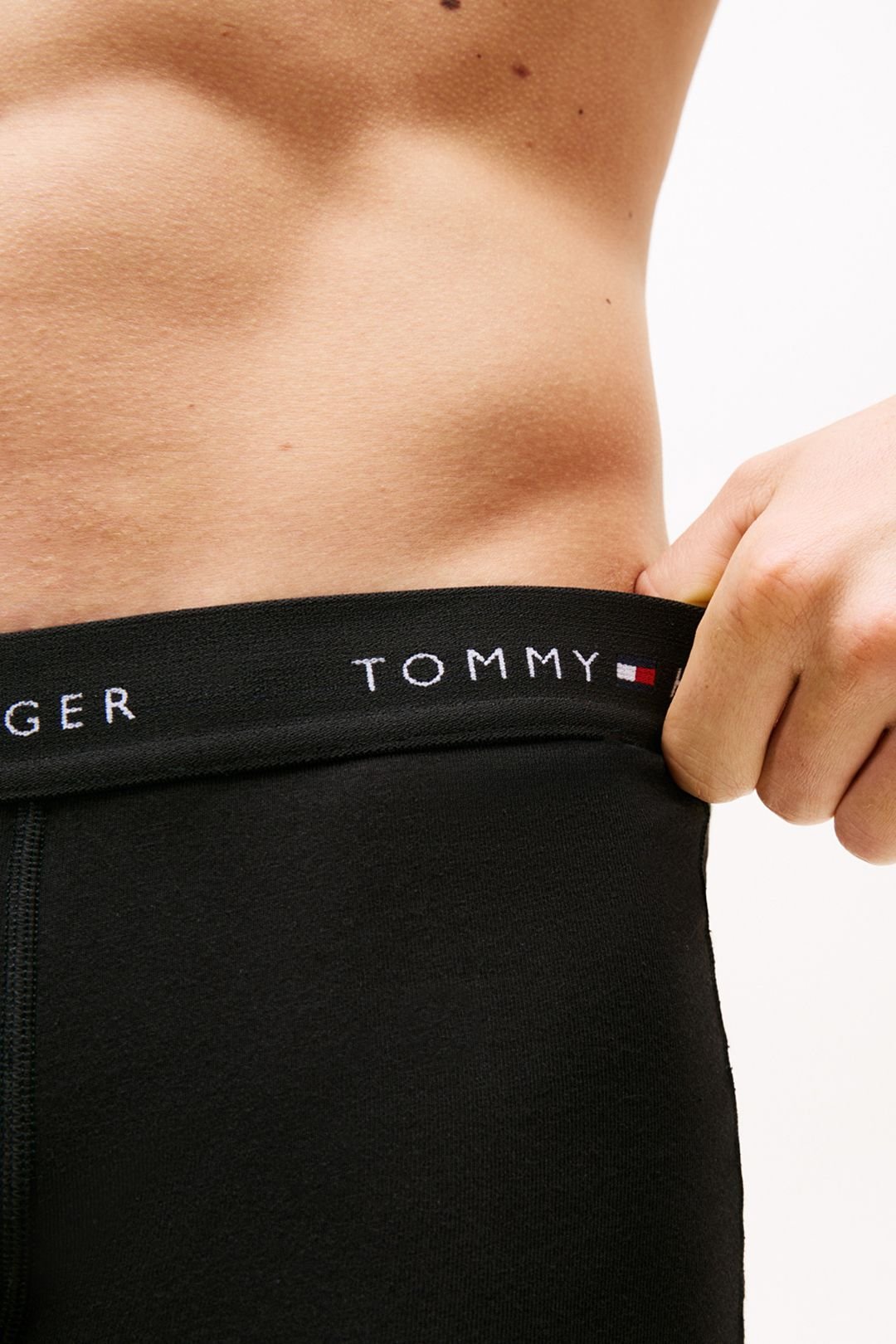 Tommy Hilfiger Tommy Hilfiger Men's Signature 3 Pack Logo Waistband Trunks Black - 3