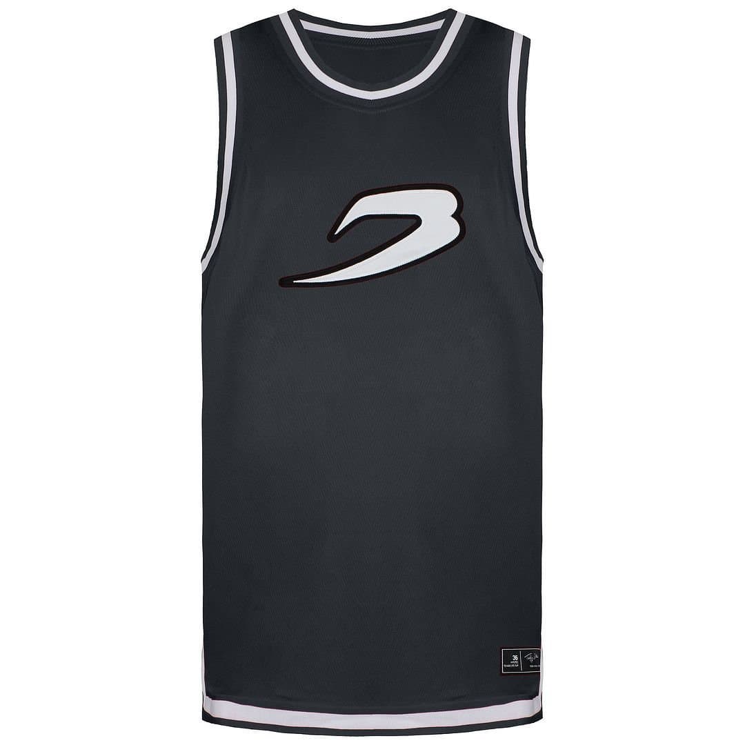BoxRaw BoxRaw Men's Round Neck Sleeveless Charcoal Tank Top in Grey