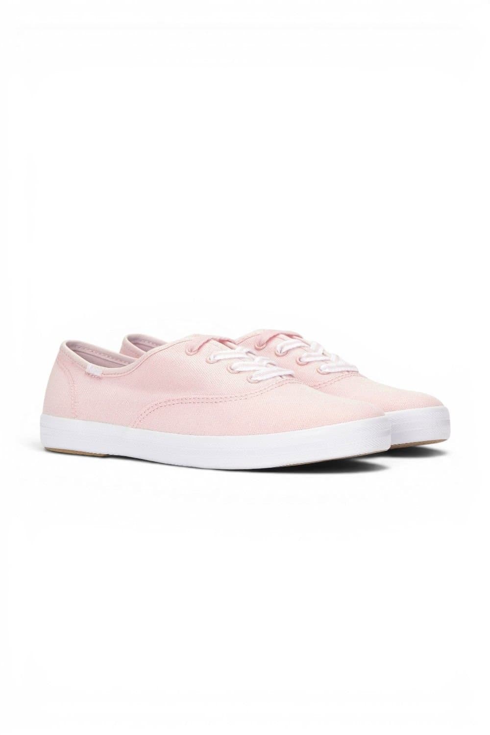 keds Keds Light Pink Canvas Lace-Up Sneakers