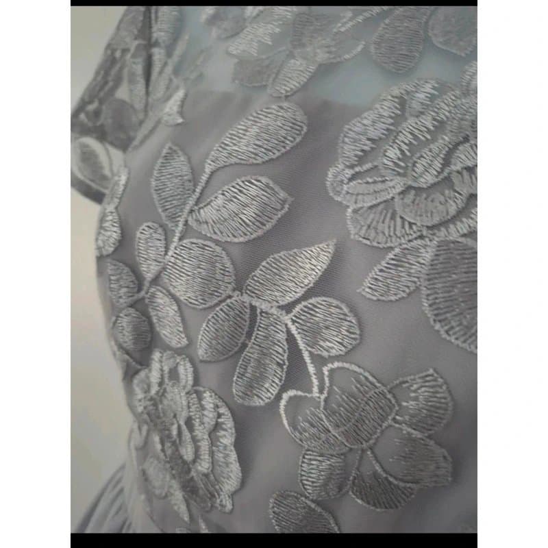chi chi london Chi Chi London Eula floral embroidered high pleat party dress UK size 12 brand new with tags