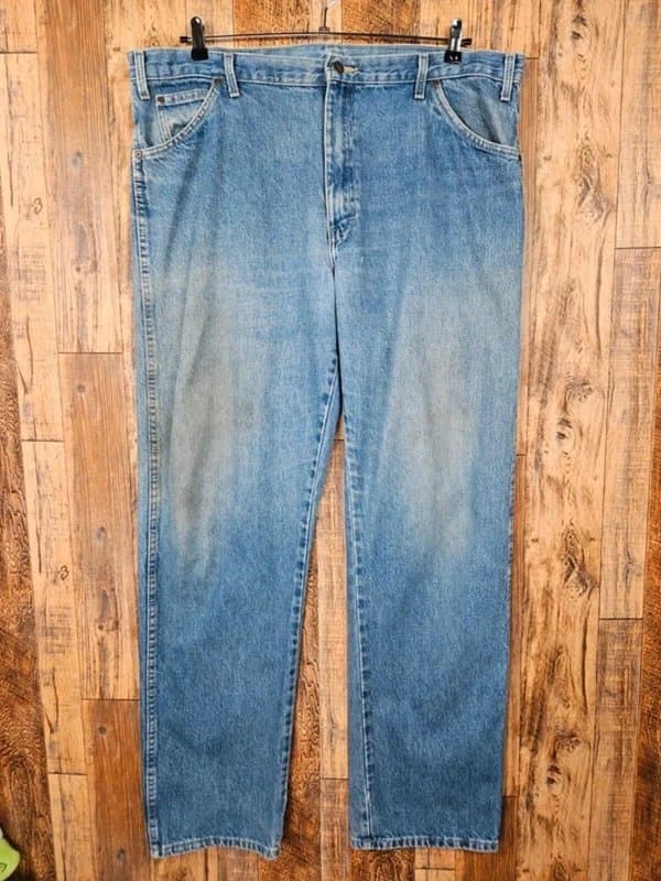 Dickies Dickies Jeans Blue Denim - Workwear Relaxed Fit Straight Leg 40x36
