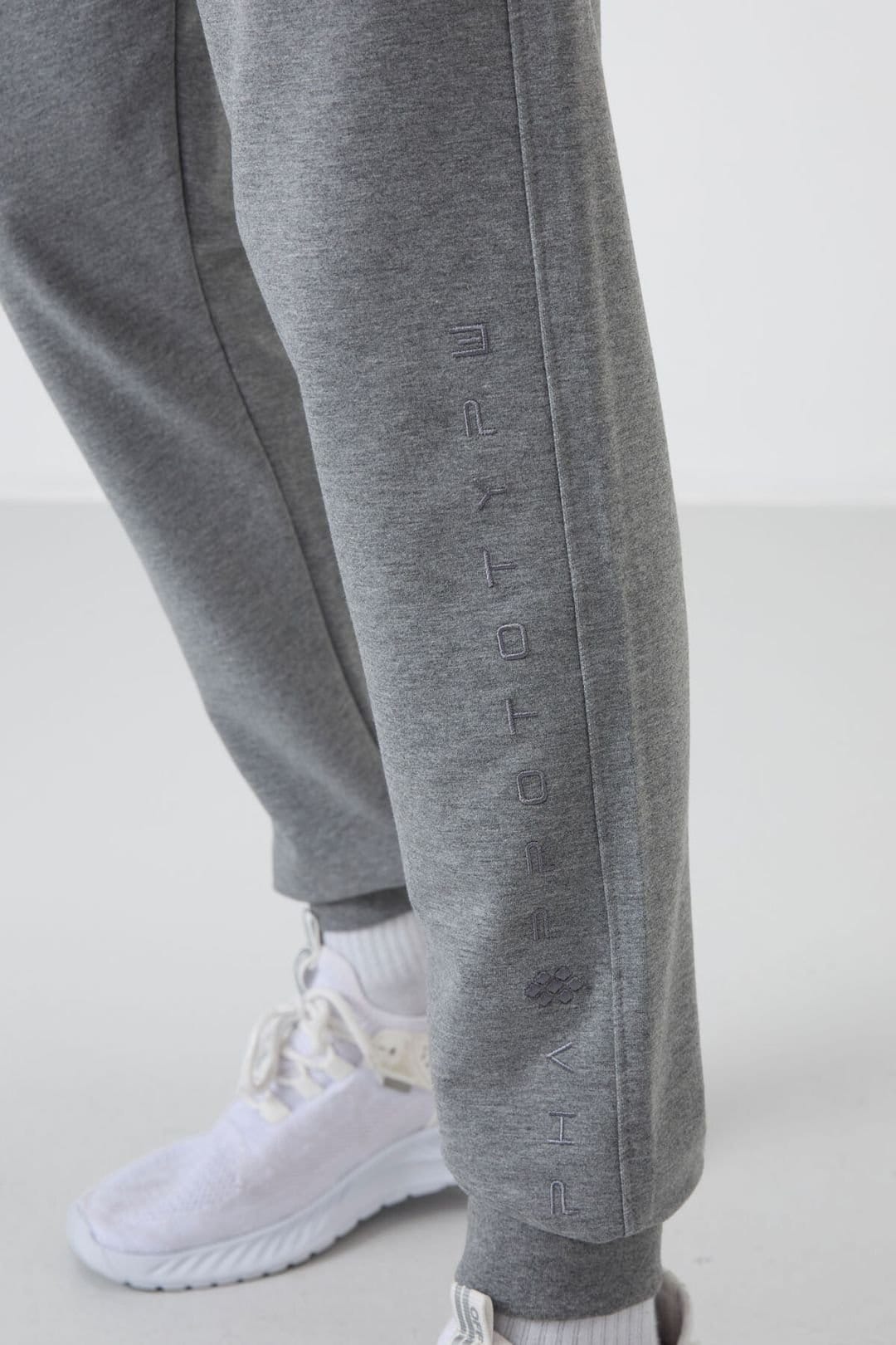 Tommy Life Tommy Life Men's Regular Fit Cotton Blend Sweatpants in Grey - 4