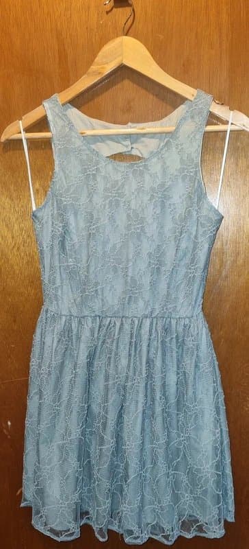 New Look New Look Lace Dress with Back Cutout (Seafoam Green)