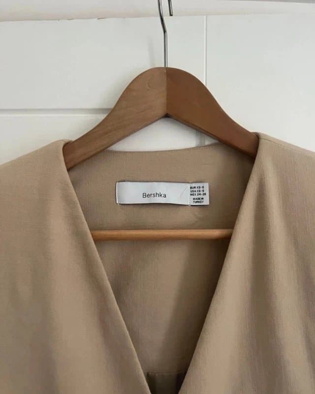 Bershka Cropped vest waistcoat