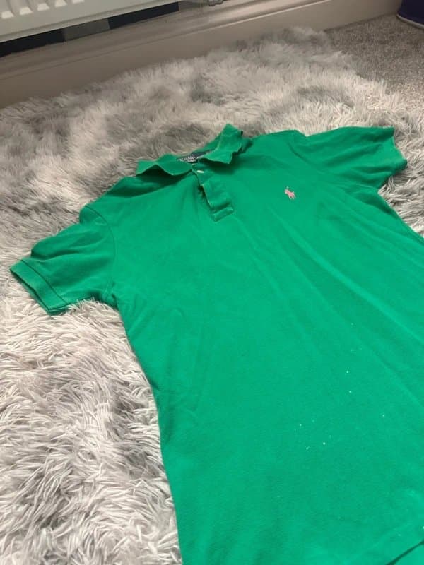 Polo Ralph Lauren Polo Ralph Lauren Size M Custom Fit Bright Green Short Sleeve Polo Shirt