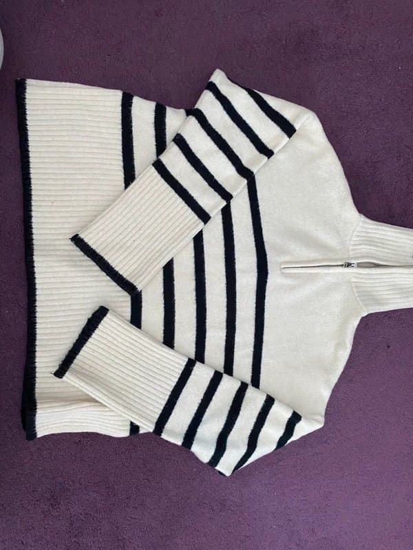Bershka Cream turtleneck jumper