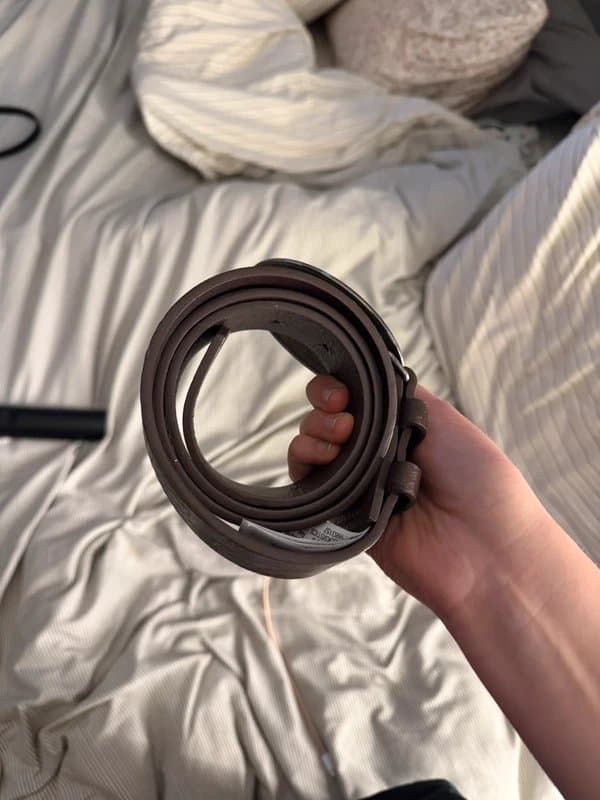 Bershka bershka leather chunky belt