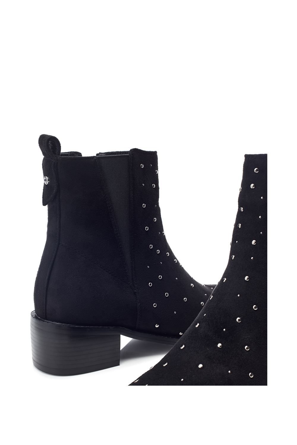 Moda In Pelle Moda In Pelle Women's 'Pernelle' Alcantara Ankle Boots in Black - 4