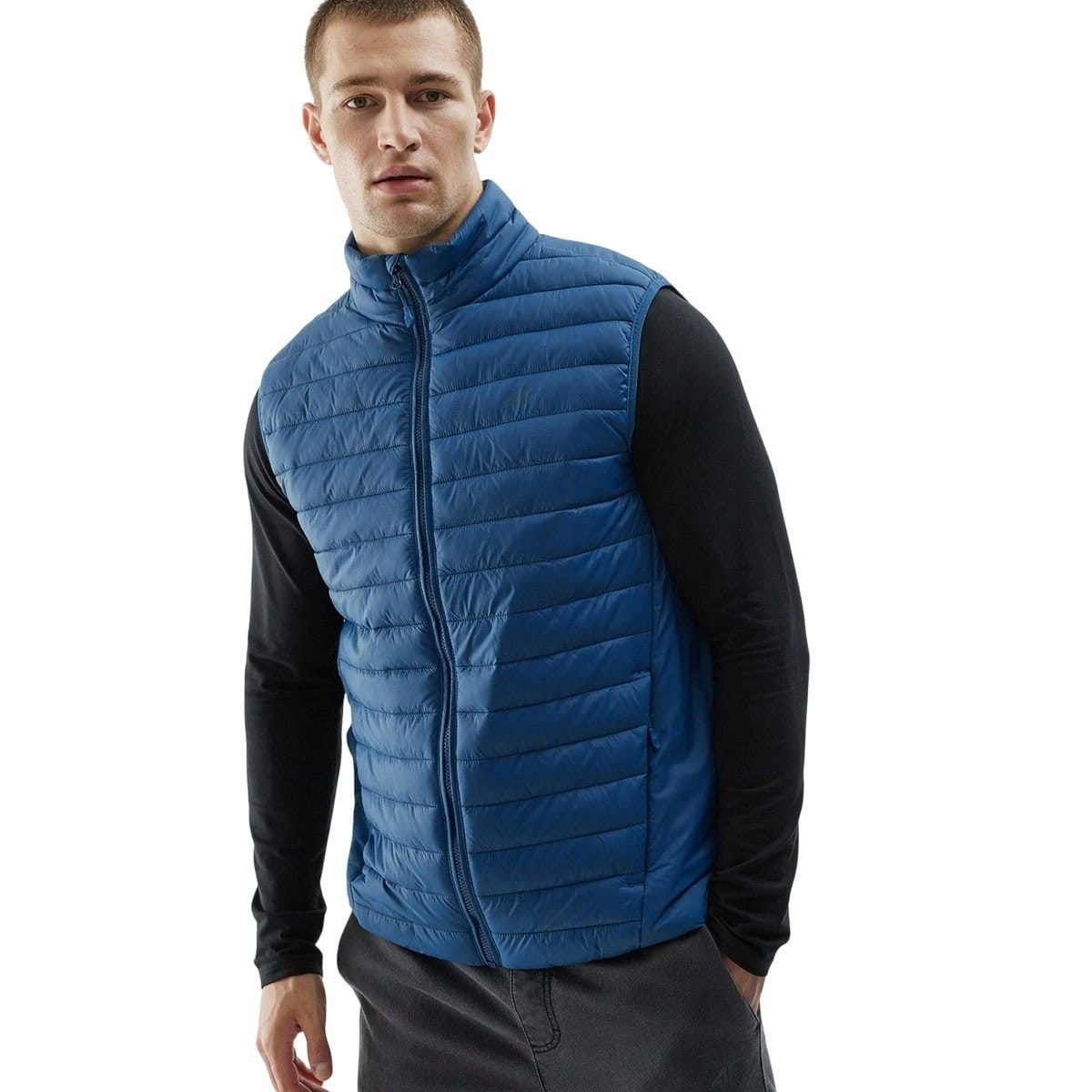 4F 4F Men's M062 Gilet in Blue - 4