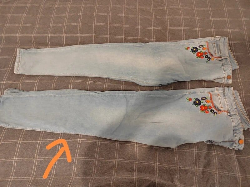 ASOS Light Blue Embroidered Skinny Jeans - UK 20