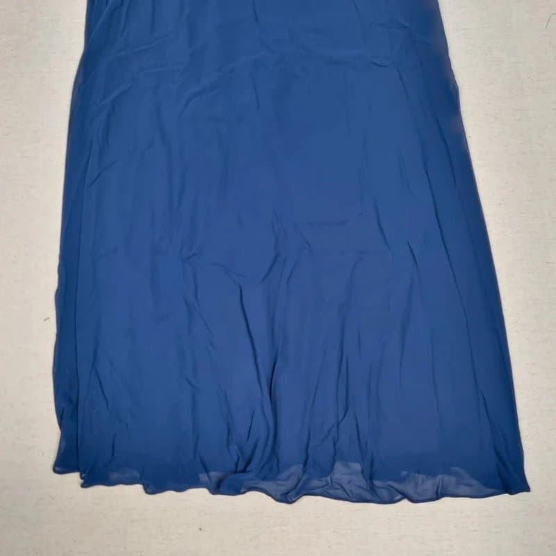Ever Pretty Ever-Pretty – Navy Blue Chiffon Maxi Dress – Size UK 12 (BNWT)