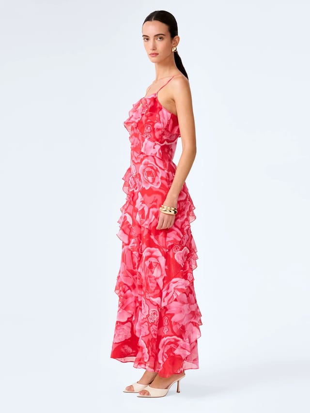 OMNES Missy Dress in Photographic Floral - 2