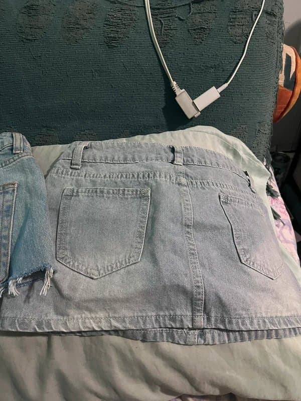 Topshop blue denim skirt bundle
