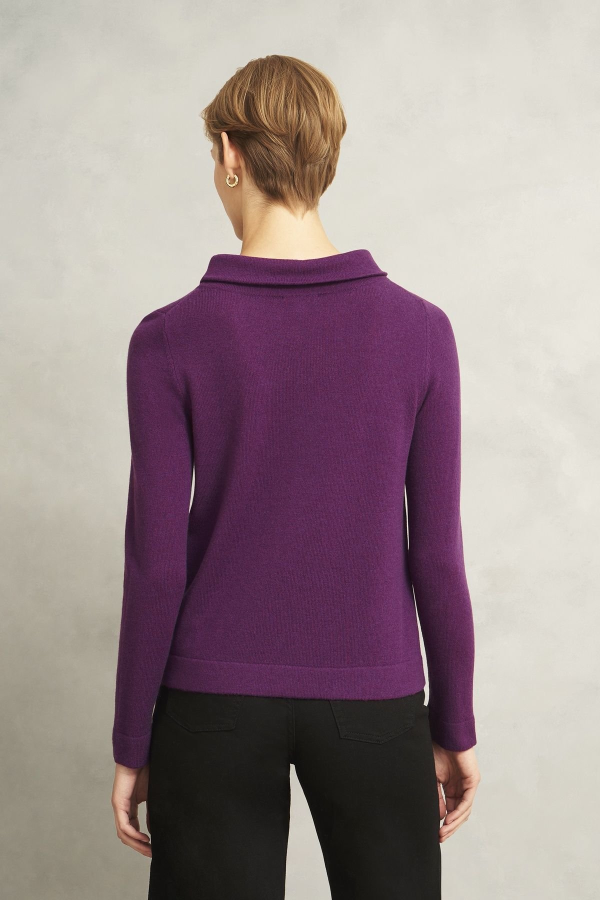 Hobbs London Hobbs London Women's Audrey Jumper in Plum - 4