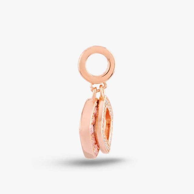 Rosa Lea Rosa Lea Women's 2 Square Dangle Charm AM-THB032206 in Rose Gold - 3