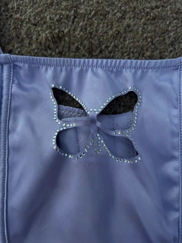 ASOS Design purple corset style top
