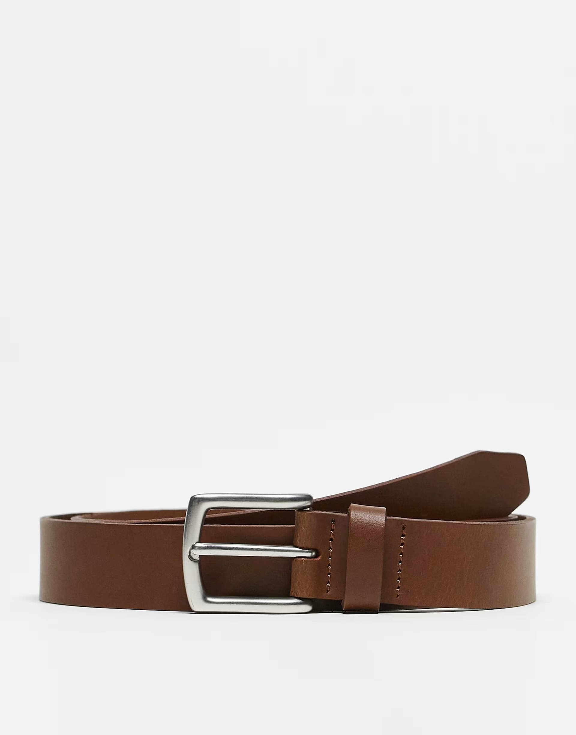 ASOS Only & Sons leather belt in tan