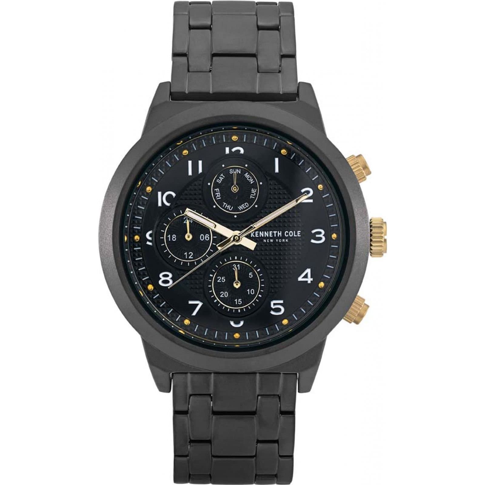 Kenneth Cole Kenneth Cole Men's KC50884005 Modern 47mm Quartz Watch in Black