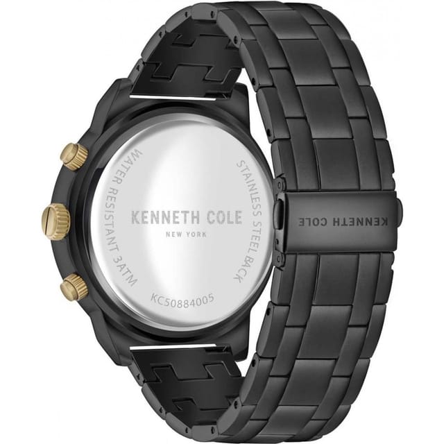 Kenneth Cole Kenneth Cole Men's KC50884005 Modern 47mm Quartz Watch in Black - 3