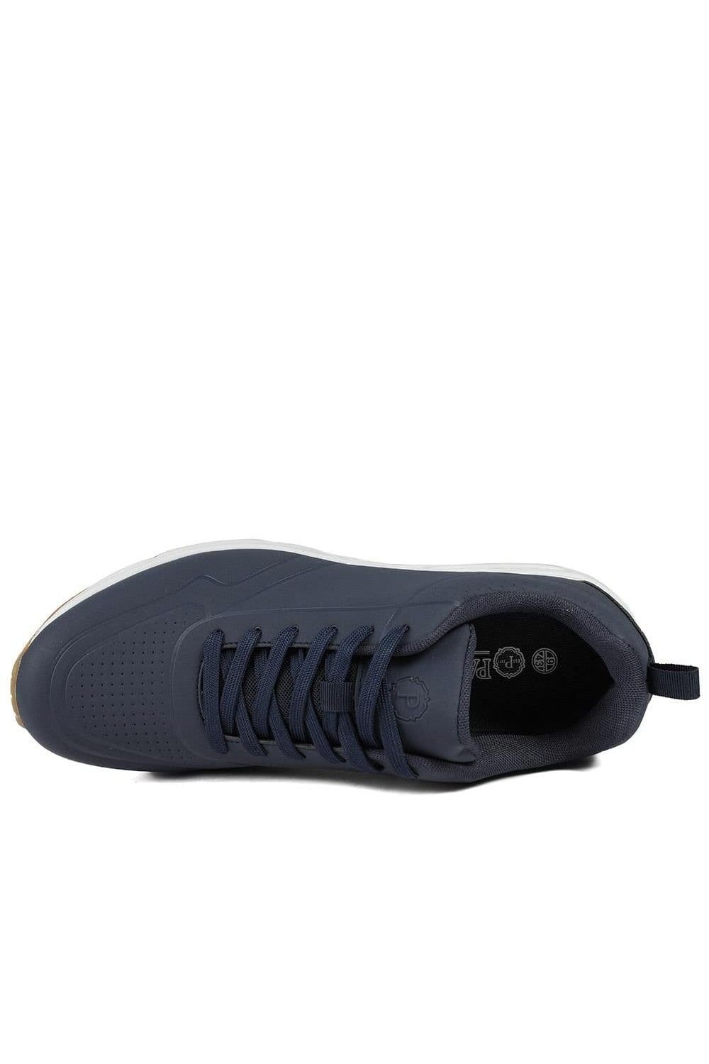 Pavers Pavers Men's Grippy Lace-Up Trainers in Navy - 4